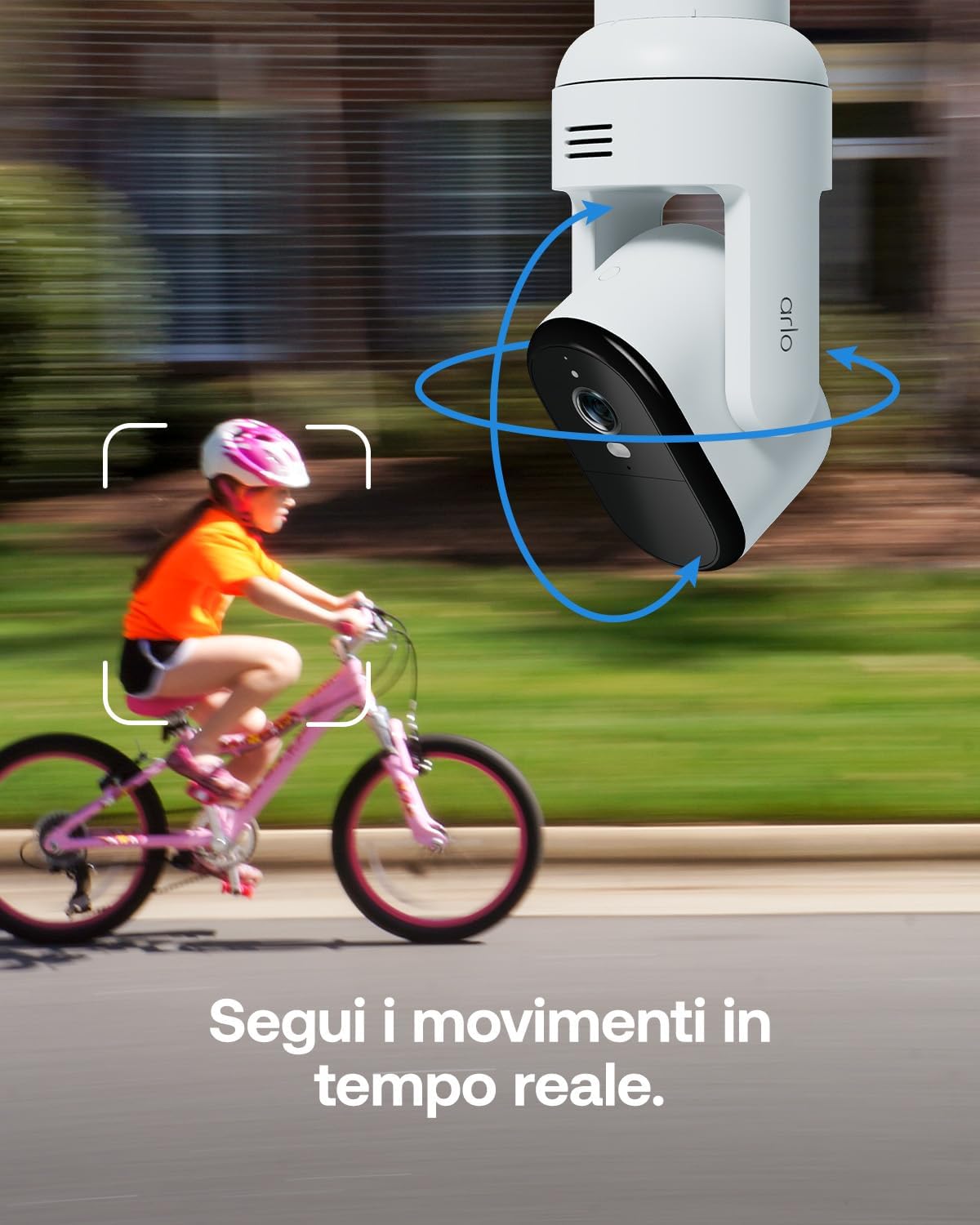 Thumbnail 6 de Arlo Essential 3 HD PTZ videocamera WiFi esterna con visione notturna a colori, luce e sirena