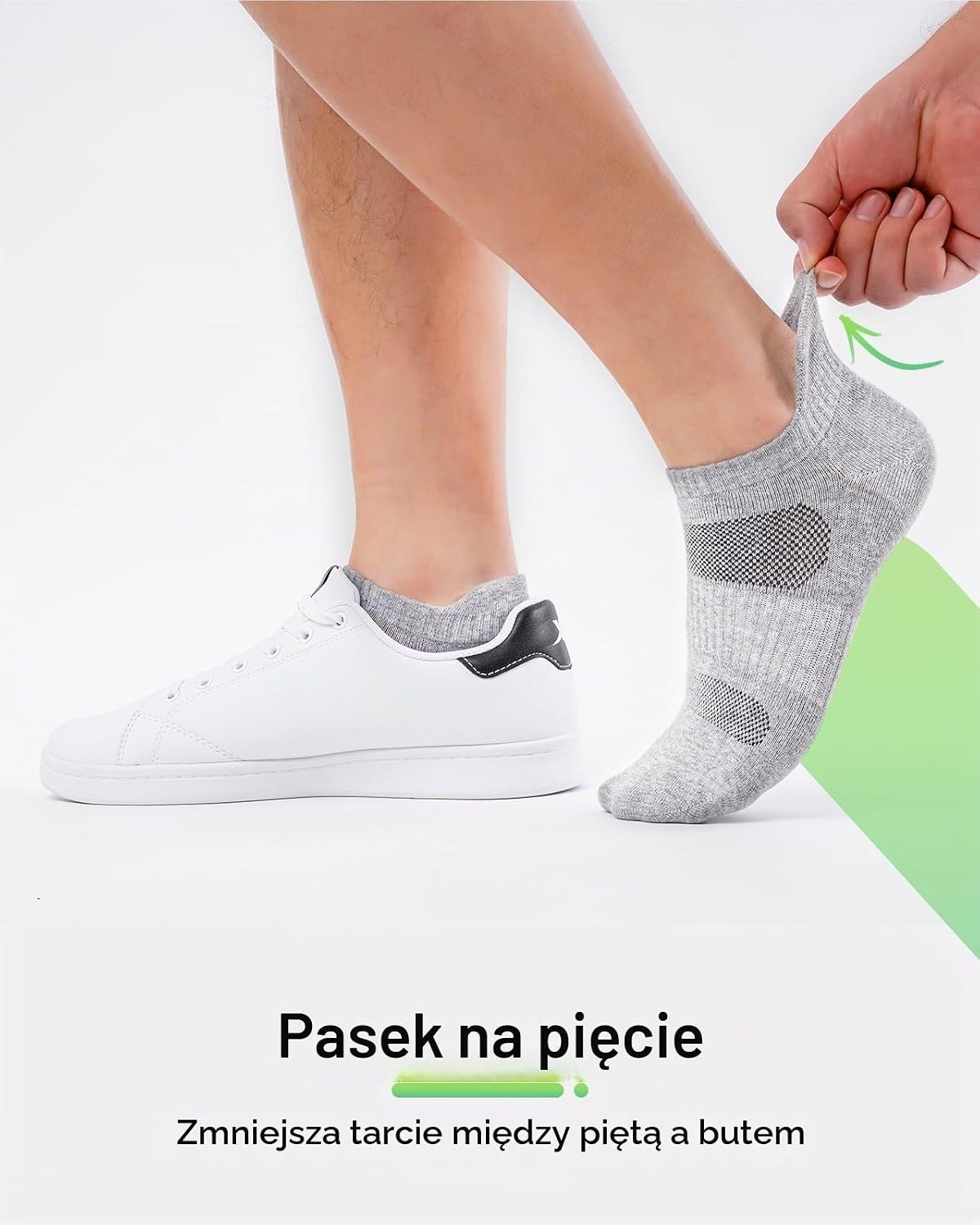 Detalle 2 de Niorasen – krótkie skarpety sportowe, 10 par bawełnianych, oddychających