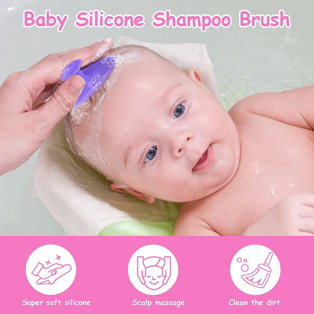 Thumbnail 2 de Aolso Baby Bath Brush: 6pcs Set for Gentle Bathing and Cradle Cap Care