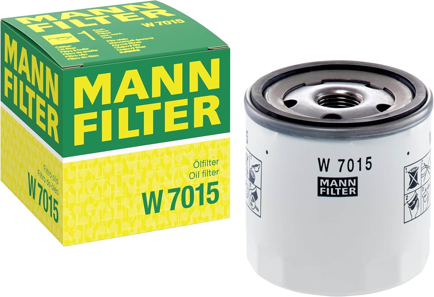 MANN-FILTER W 7015 Filtro olio 76 mm