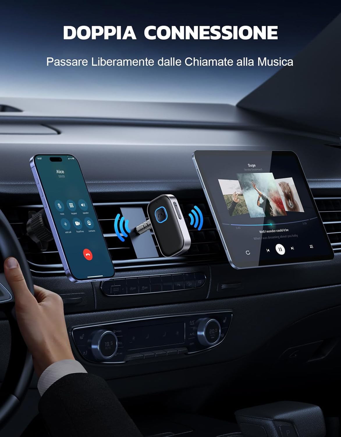 Thumbnail 4 de Glangeh Ricevitore Bluetooth 5.3 16 Ore