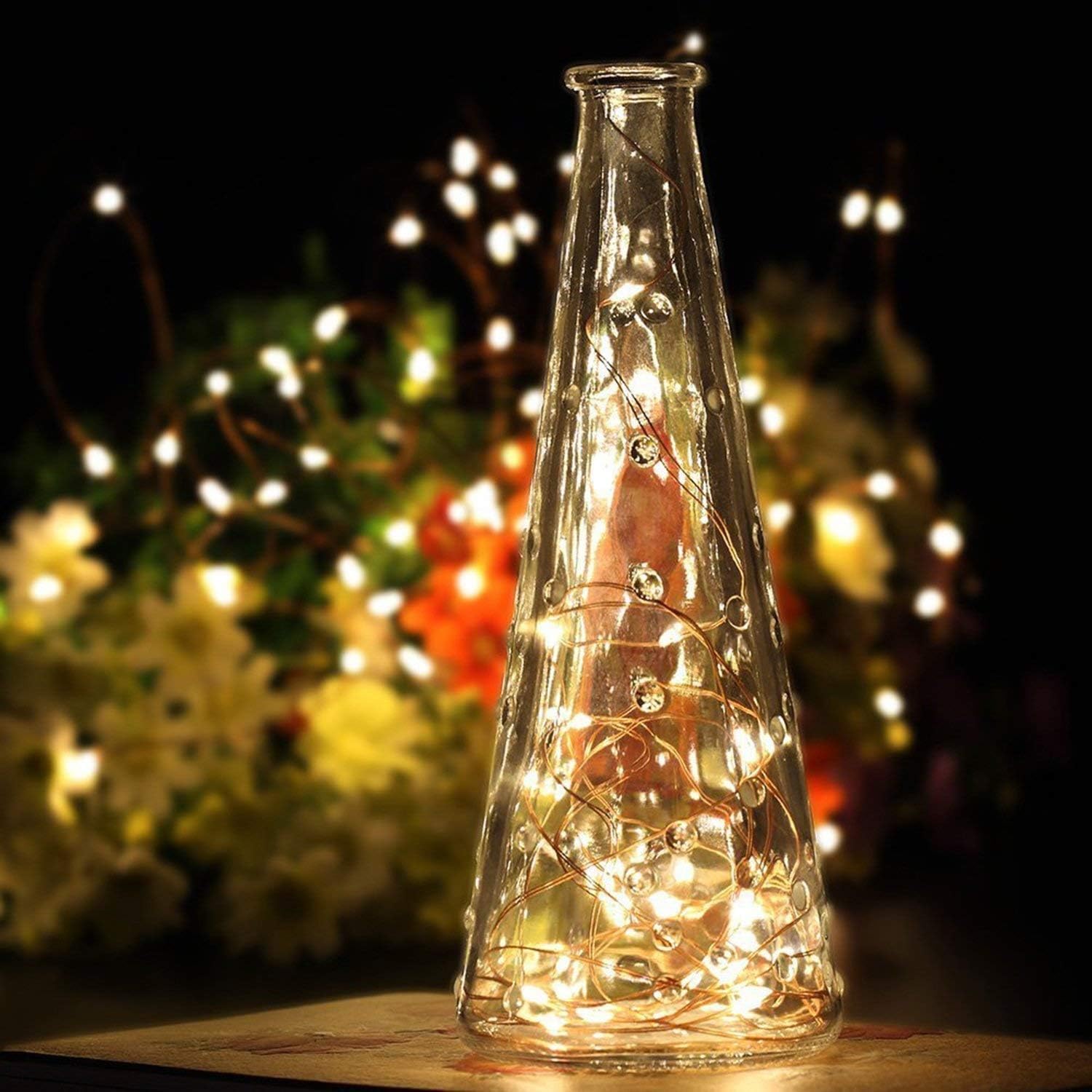 Thumbnail 1 de LeMorcy Bm24-53-0-1 Battery Fairy Lights, 66 ft, 200 Warm White LEDs
