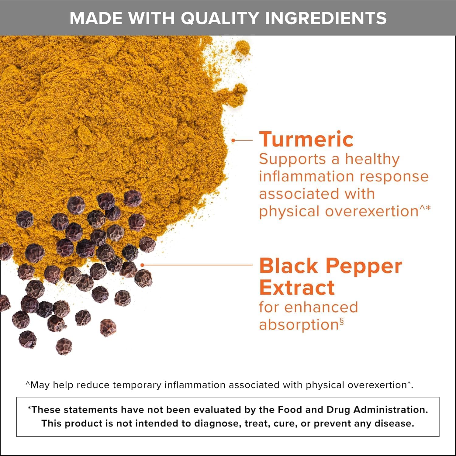 Thumbnail 5 de Qunol Turmeric 2250mg + Black Pepper Capsules, 95% Curcuminoids, 90 Count