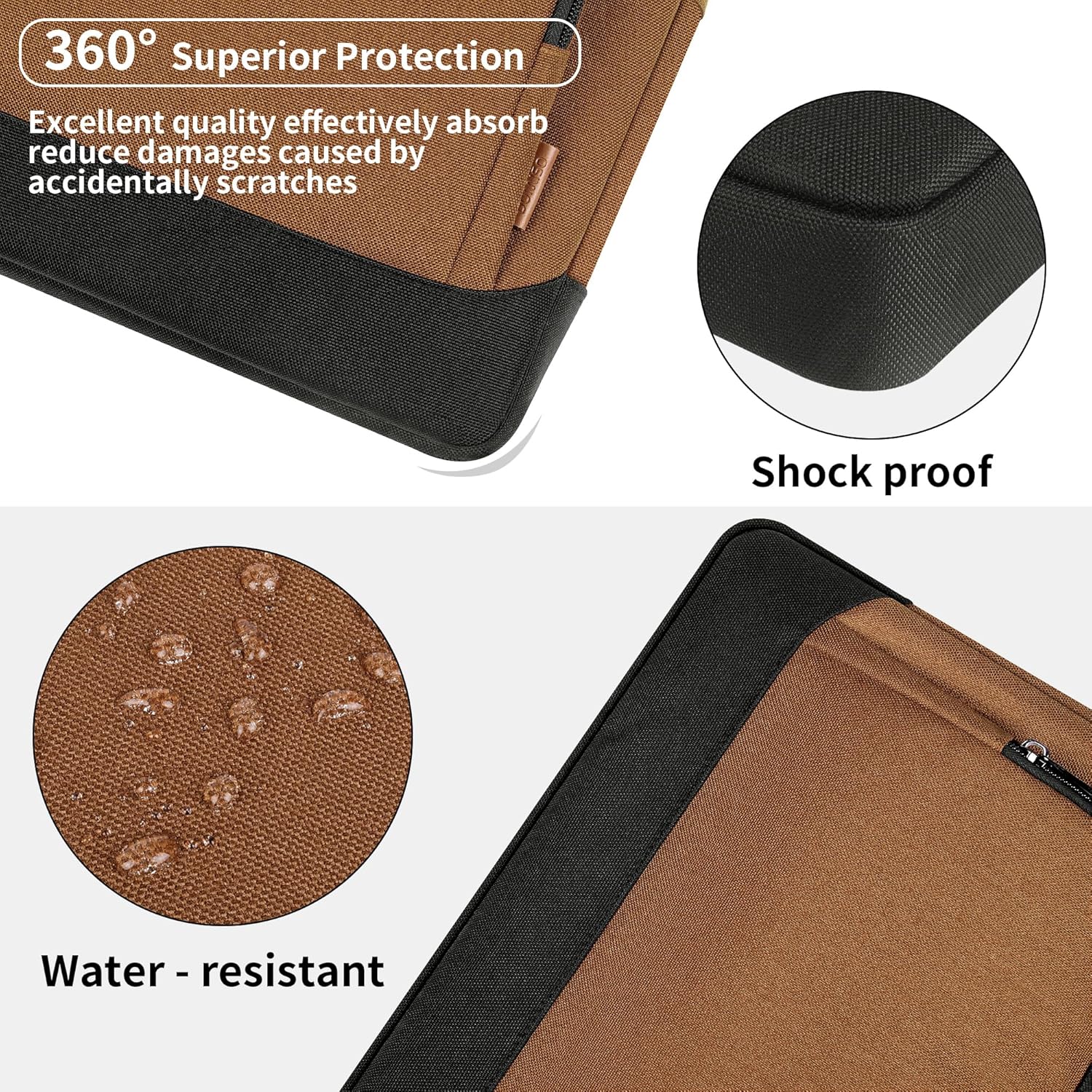 Thumbnail 3 de DOMISO Laptop Sleeve Case Large Capacity