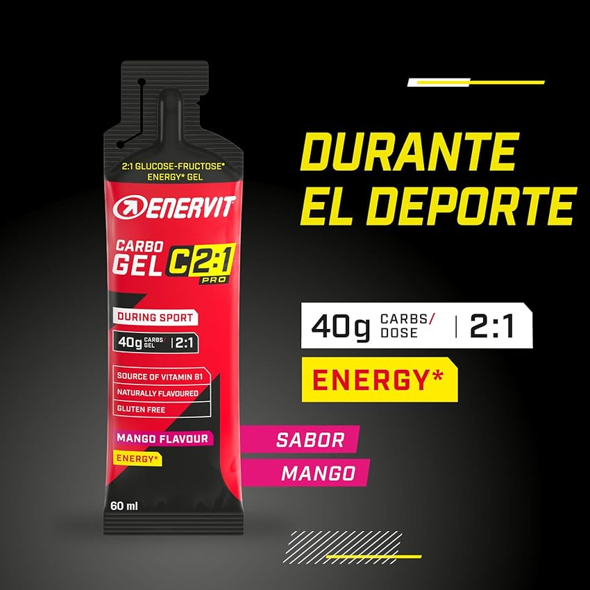 Thumbnail 5 de ENERVIT Gel Carbo C2:1PRO Naranja - Energía para tu aventura 🚀