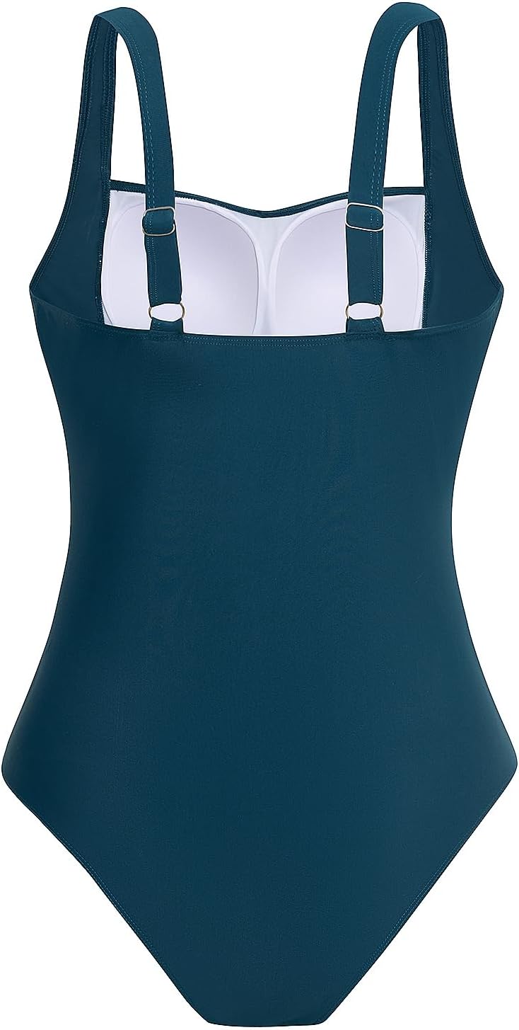 Thumbnail 2 de Aidotop Women's One Piece Swimsuit: Tummy Control with Ruched Monokini, Tribal Style