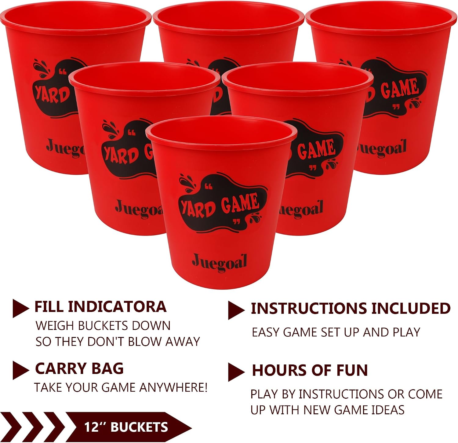 Detalle de Juegoal Outdoor Giant Yard Pong Game Set