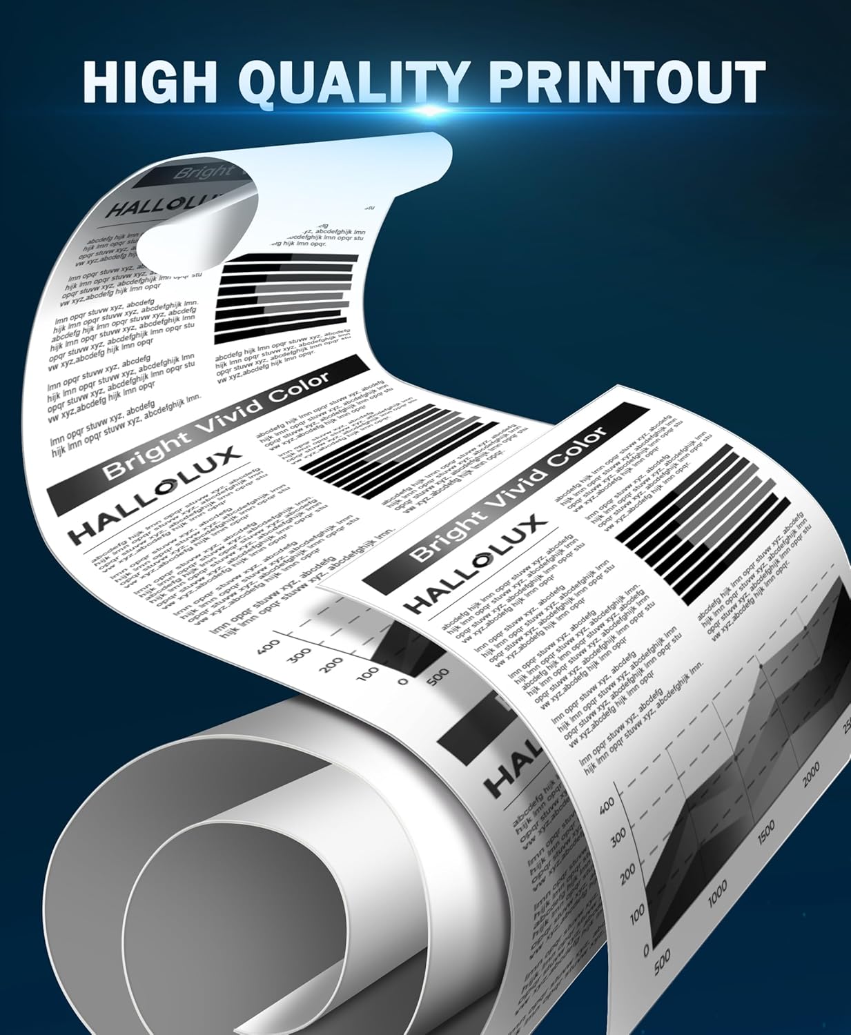 Thumbnail 4 de HALLOLUX 305XL Druckerpatronen Schwarz (2er-Pack) kompatibel mit HP 305 – für DeskJet/Envy-Modelle wie 2820e & 6000 Serie