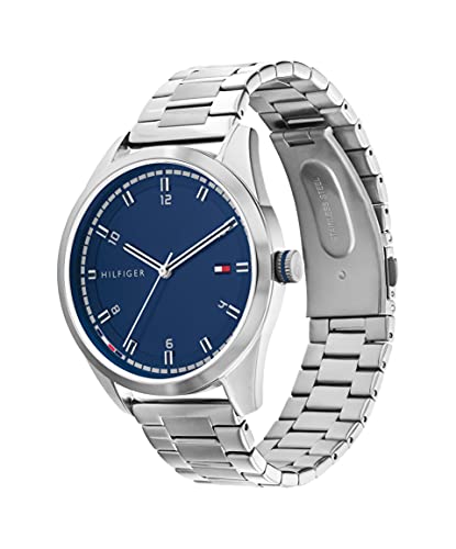 Thumbnail 1 de Tommy Hilfiger Montre Analogique Quartz pour Homme – Bracelet Acier Inoxydable Argenté, 1710455