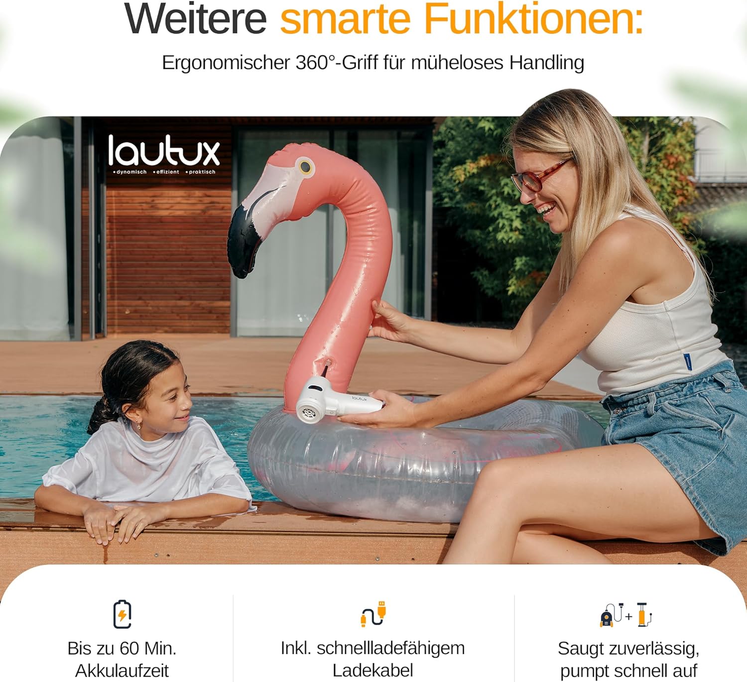 Thumbnail 4 de lautux Turbotastic Pro 2 Handstaubsauger 60 Min 🧹