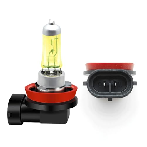 Detalle de SOFOC H16 Ampoule Halogène Feu de Brouillard 12V 19W 3000K Jaune – Lot de 2