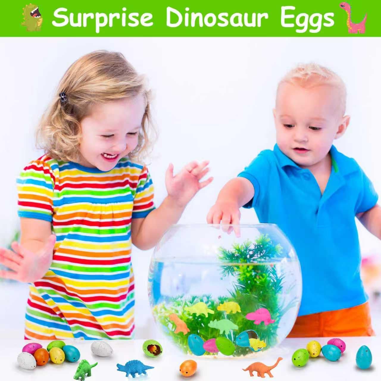 Detalle de Thremhoo 60PCS Small Hatching Dinosaur Eggs Set for Party Favors