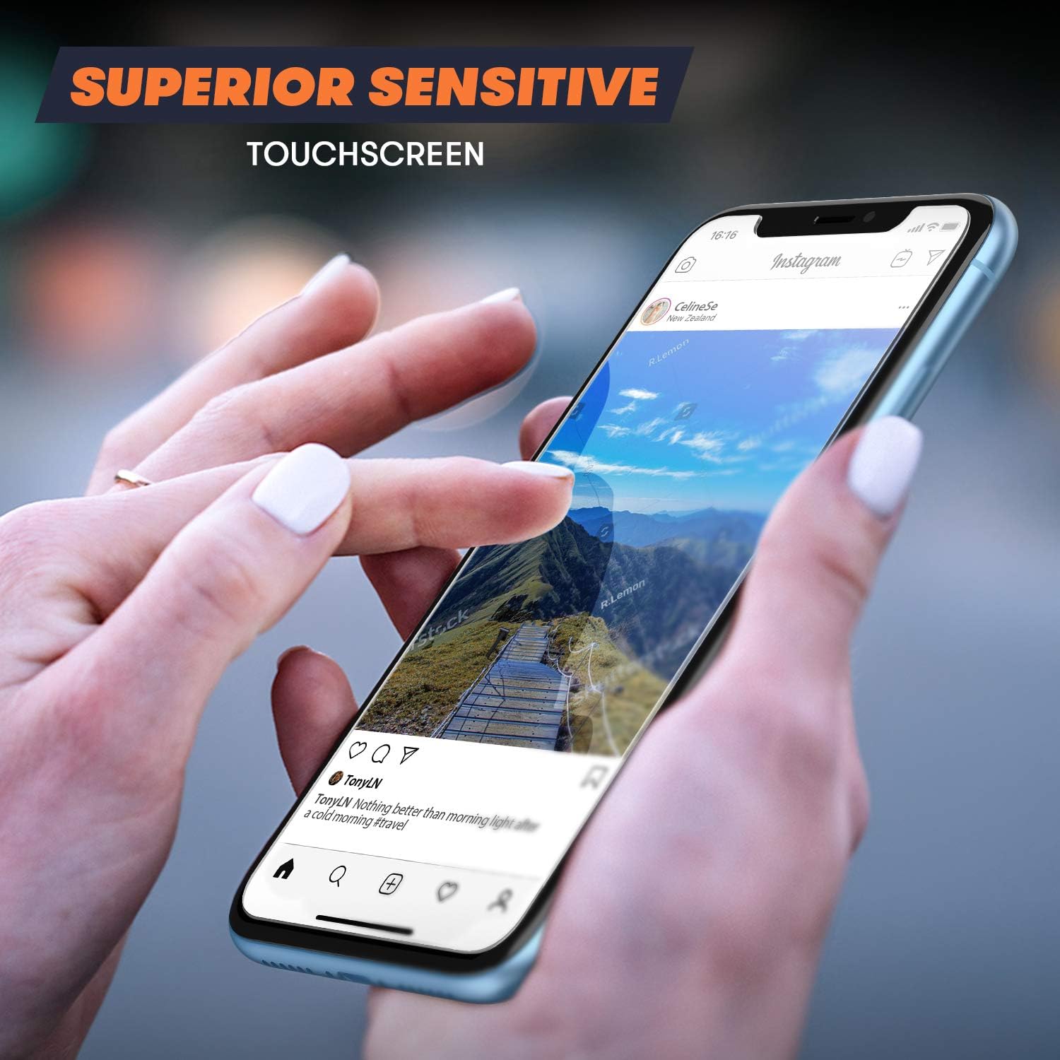 Detalle de Mkeke Screen Protector 3-Pack for iPhone 11/XR