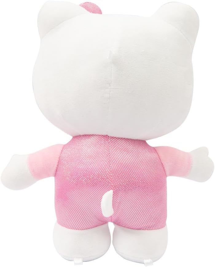 Detalle 2 de Hello Kitty HKT12200 gosedjur, 30 cm, rosa satinklänning och rosett