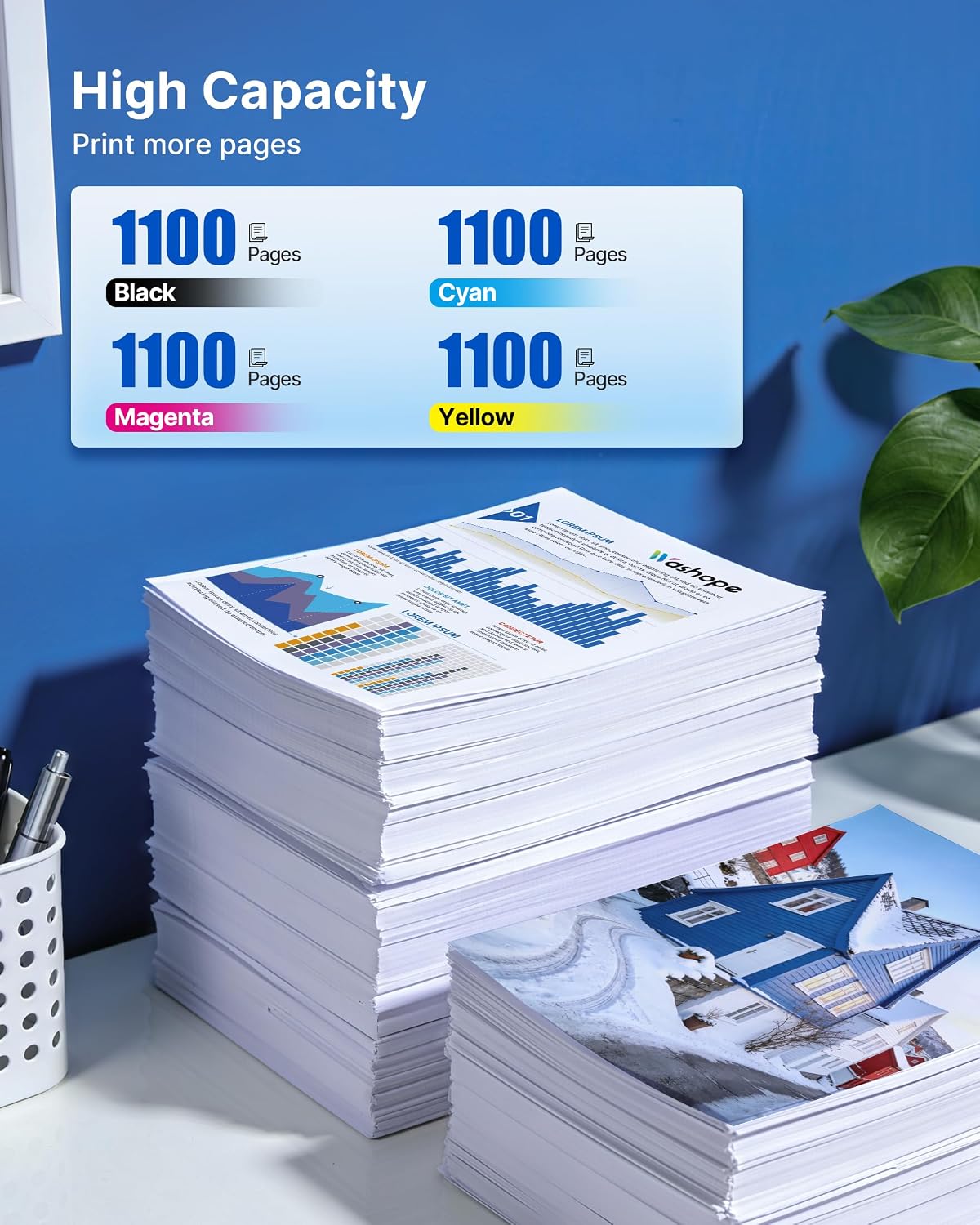 Thumbnail 2 de Compatibili per 405XL Cartucce d'inchiostro 8 pezzi per Epson WorkForce Pro (Nero/Ciano/Magenta/Giallo) – Washope