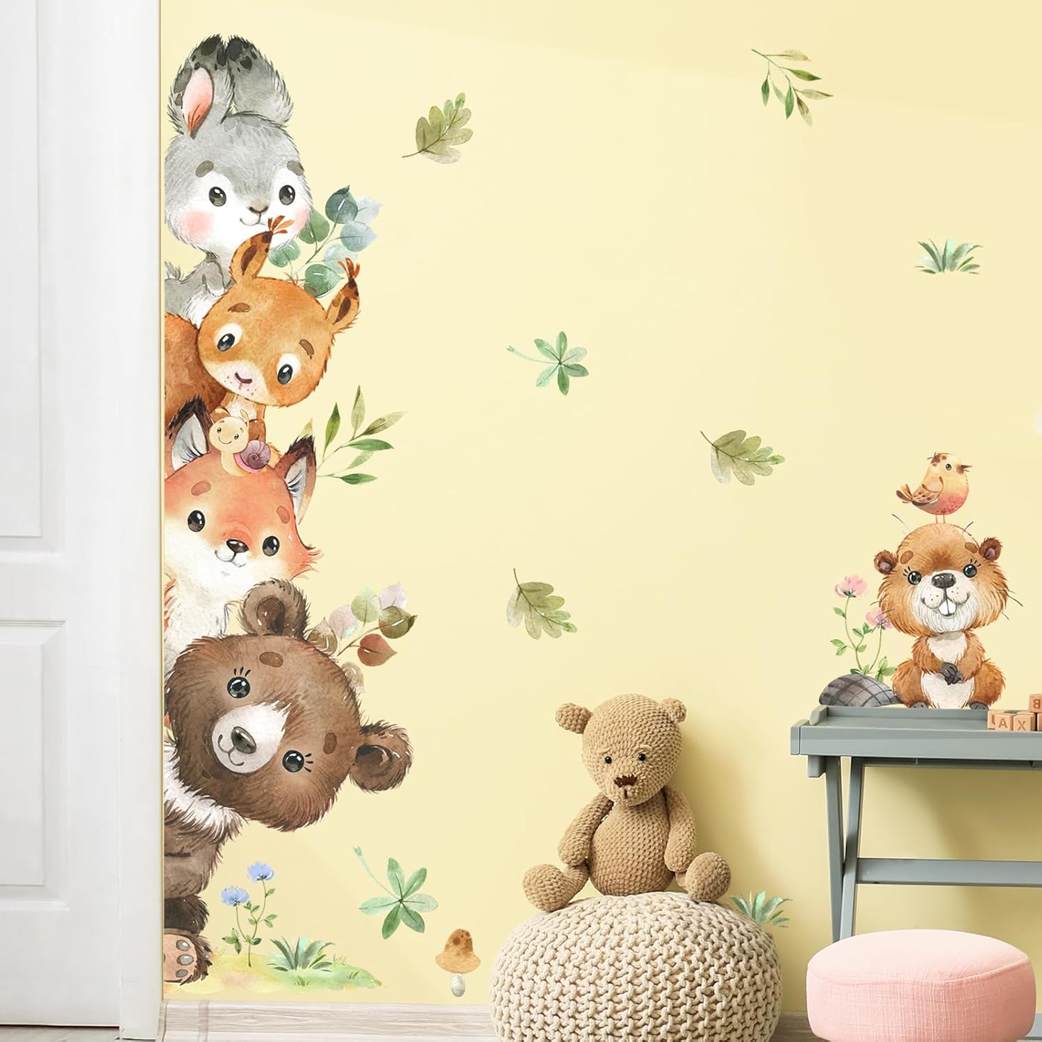 Thumbnail 2 de Tanlaby Dschungel Wandaufkleber – Waldtiere für Kinderzimmer