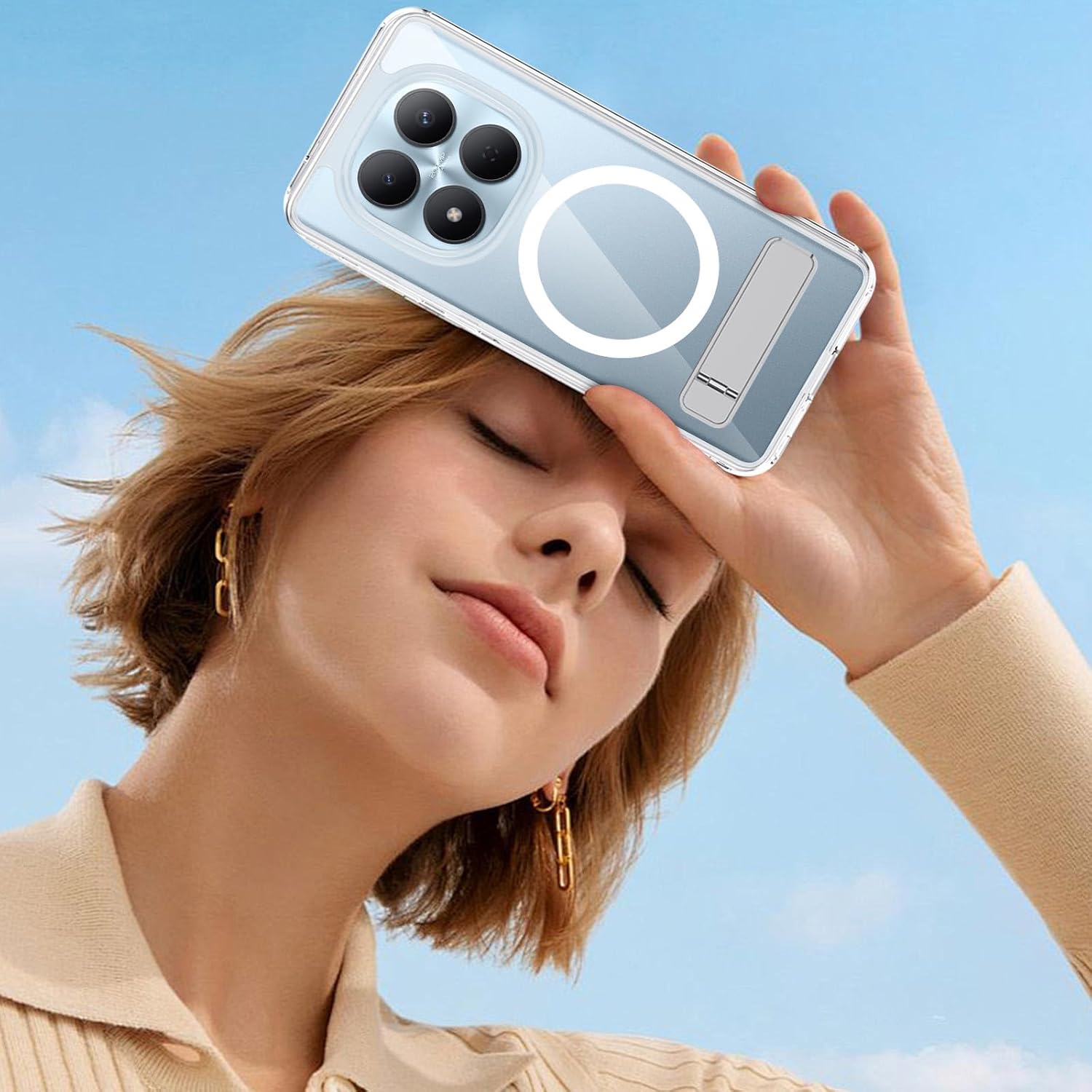 Thumbnail 6 de XTCASE Cover Magnetica Trasparente per Xiaomi Redmi Note 15 Pro 5G with MagSafe compatibile