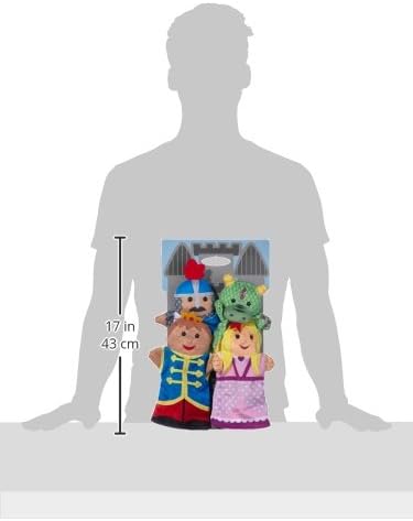 Detalle 1 de Melissa & Doug 4 Títeres de mano ⭐ para contar historias