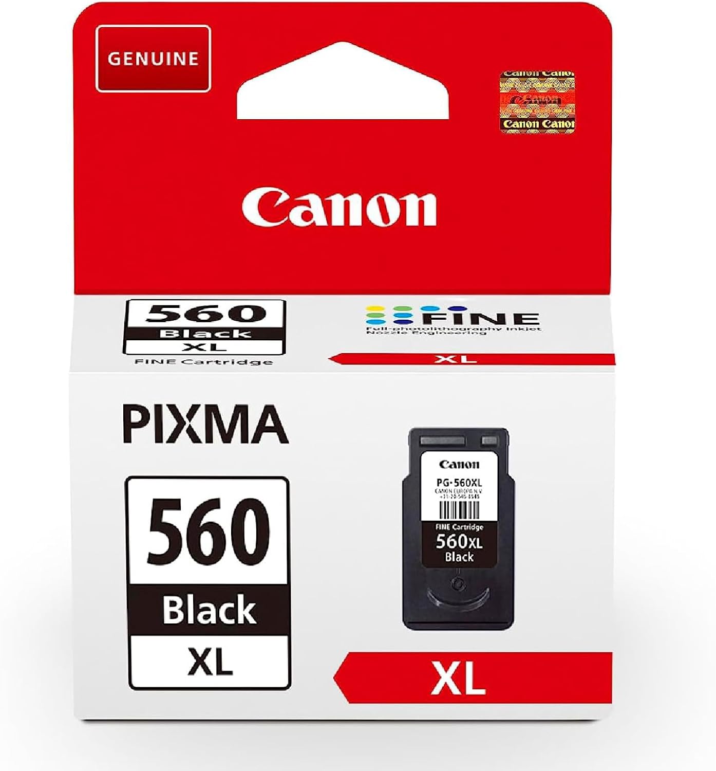 Detalle de Canon PG-560XL Fine Cartouche d'encre Noire Grande Capacité - Compatible PIXMA TS (XL)