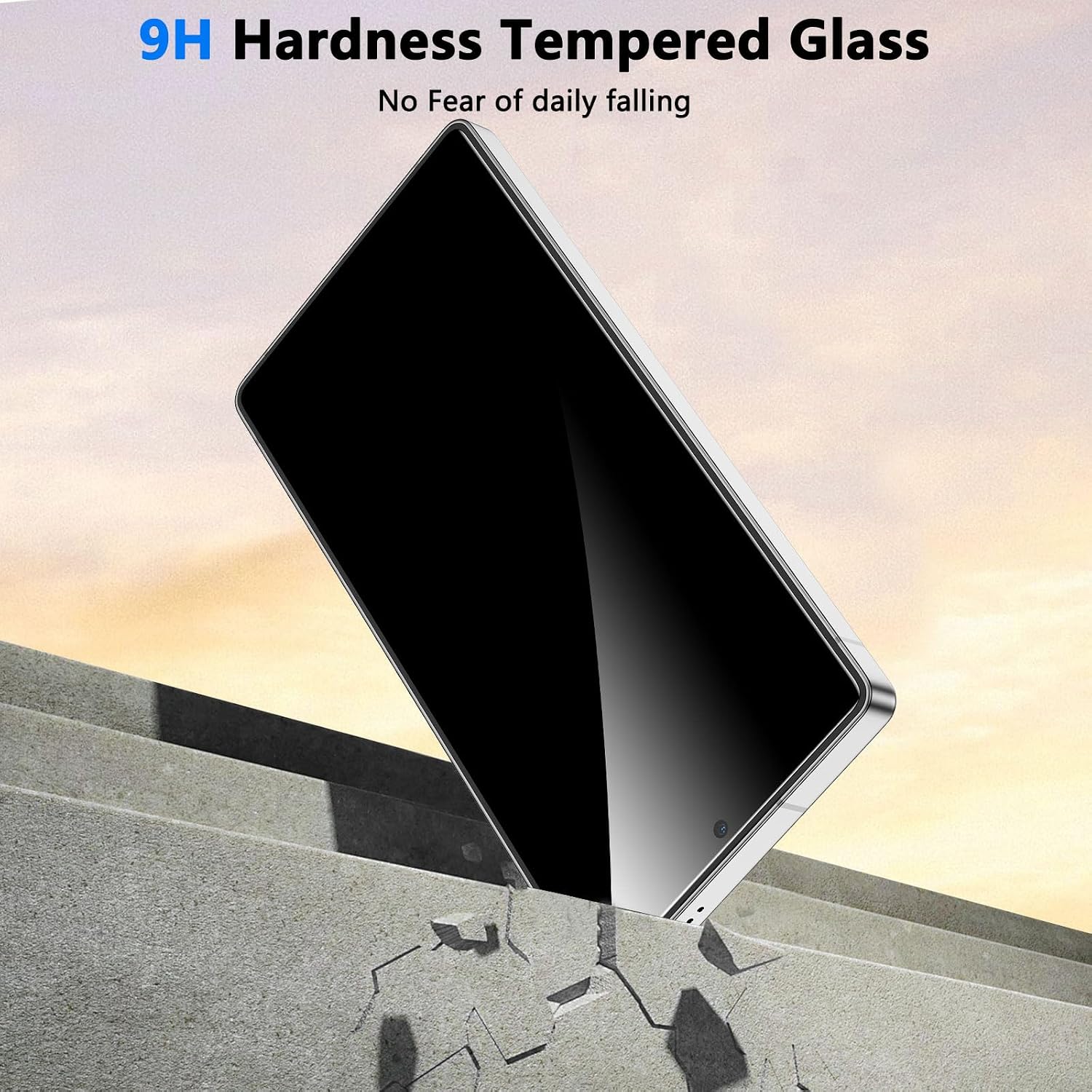 Detalle de Fotbor Samsung Galaxy S25 Ultra Privacy Screen Protector, 9H+ Tempered Glass, 2-Pack