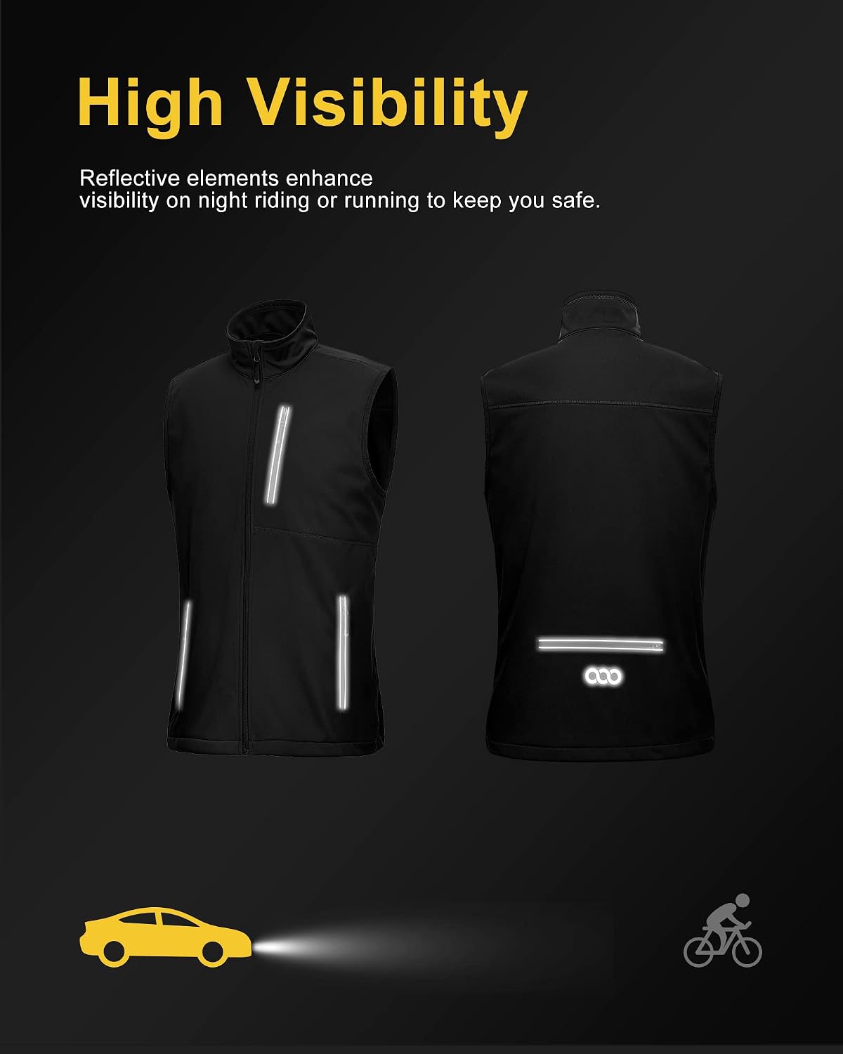 Thumbnail 3 de Softshell gilet for men 33,000ft windproof