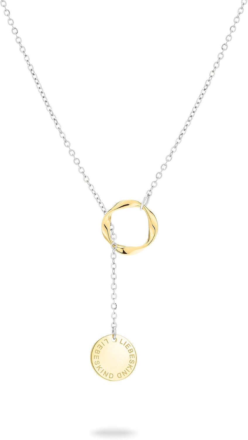 Thumbnail 5 de LIEBESKIND BERLIN Infinity Schmuck – Edelstahl-Kette mit organisch geformtem Infinity-Anhänger