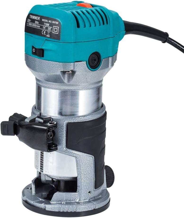 Thumbnail 5 de Oberfräse Trimmer 710W mit 15tlg Fräser Set