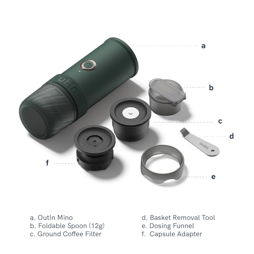 Detalle 2 de Outin Mino cafetière électrique portable ⚡