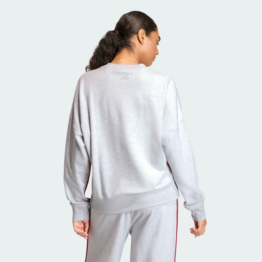 Detalle 2 de Sudadera básica con diseño bordado Seasonal Essentials Colorpop de Adidas