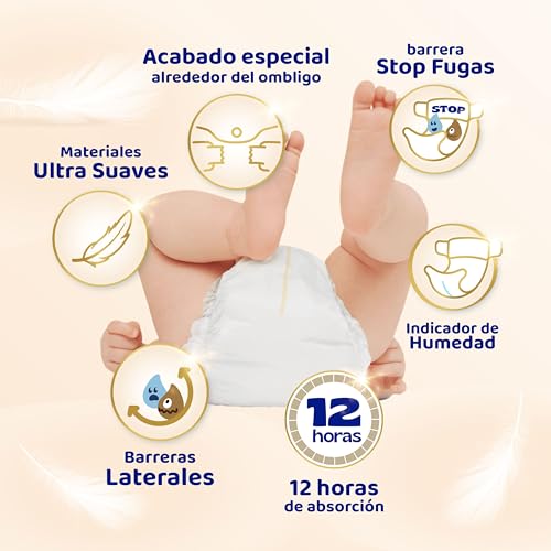 Detalle 1 de Dodot Pañales Bebé Sensitive Talla 2 12 h