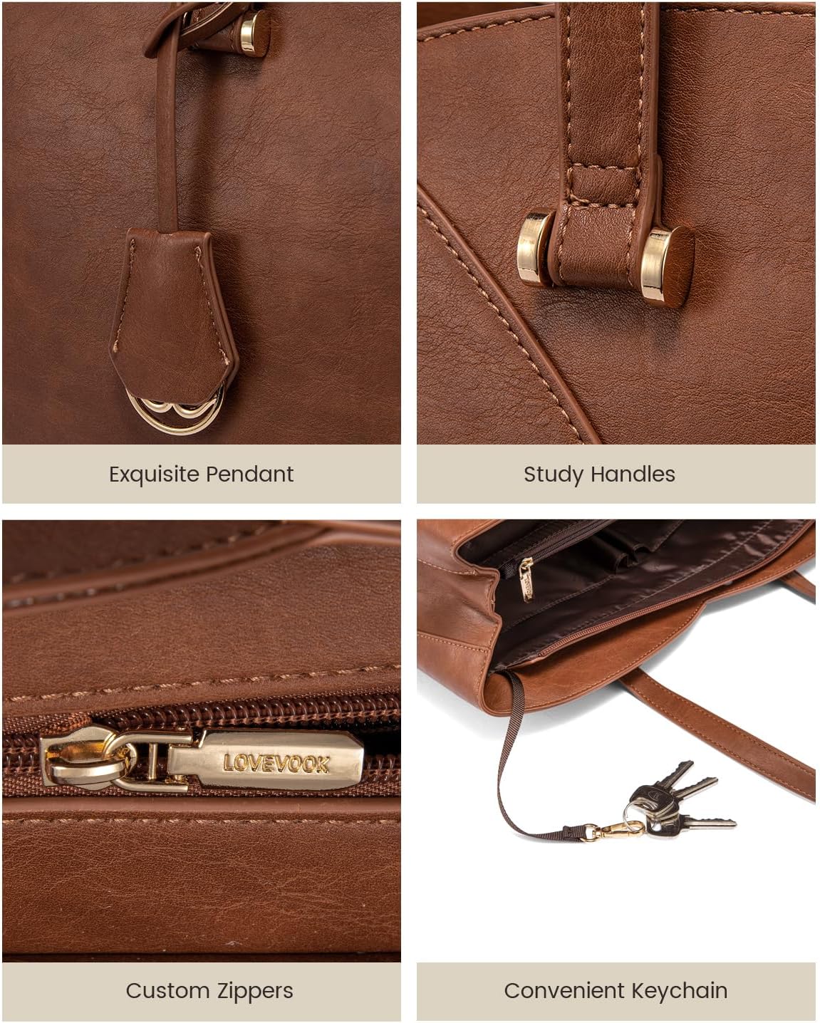 Thumbnail 5 de LOVEVOOK Shopper 15,6 Zoll Laptoptasche