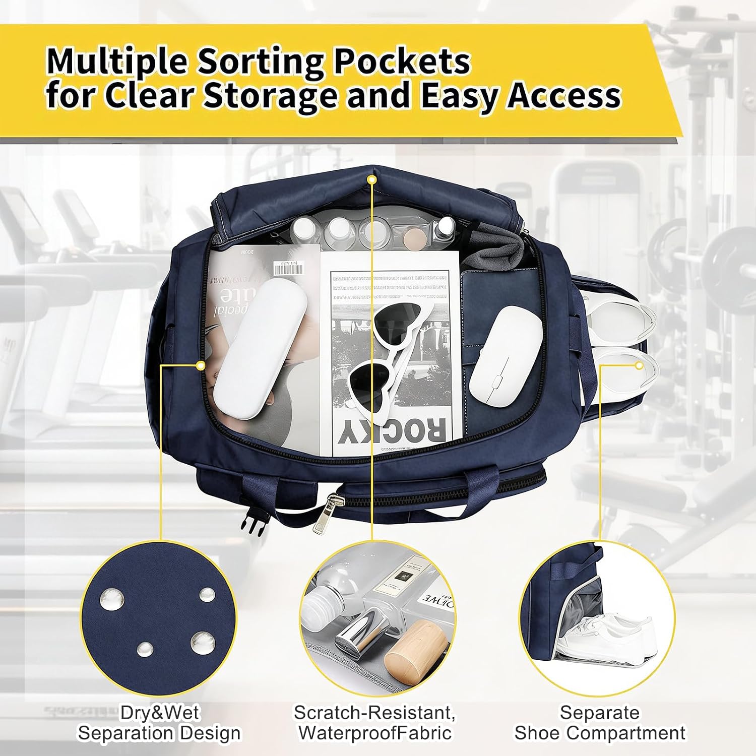 Detalle de Cozary Borsa palestra 42L sport 3 in 1