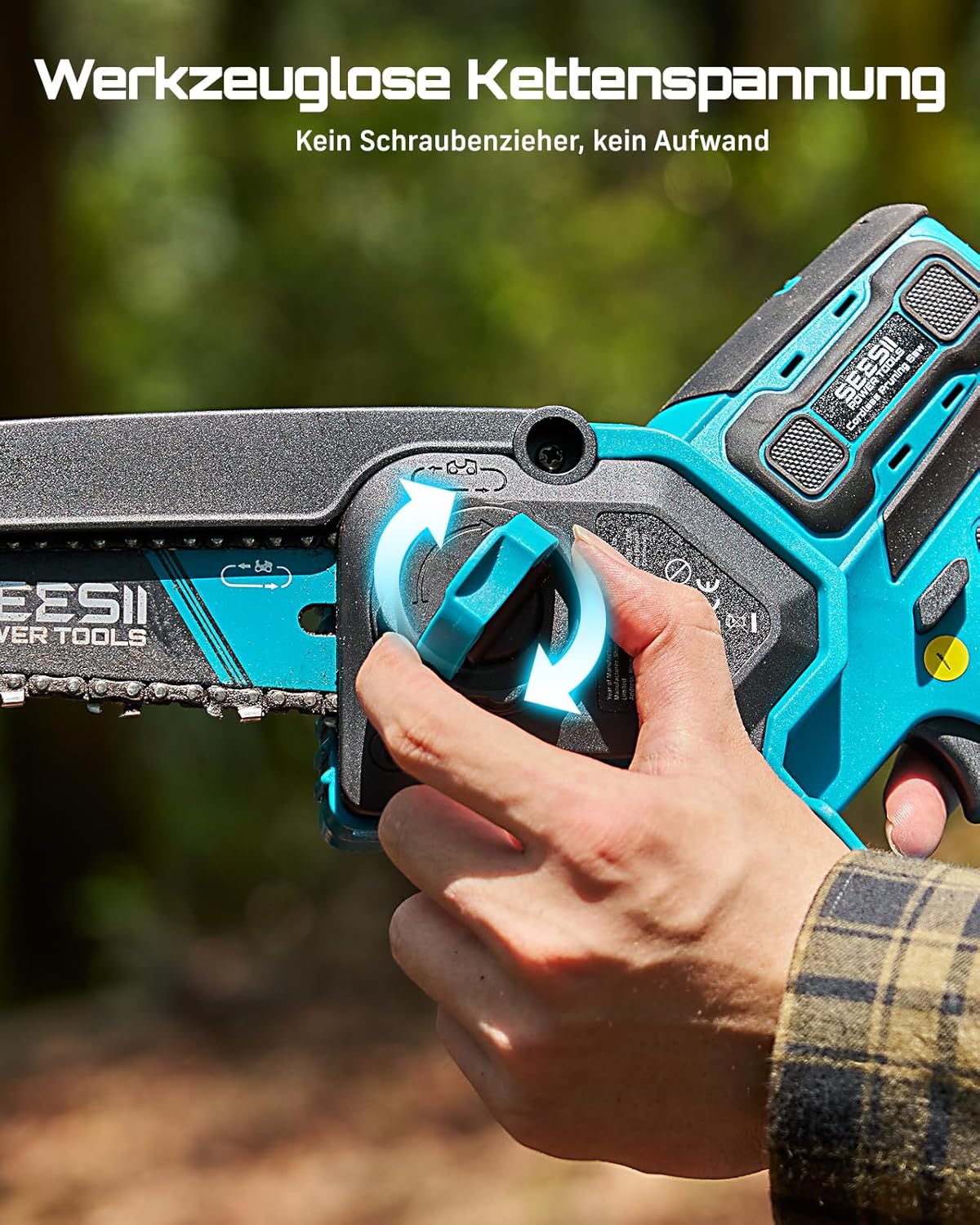 Thumbnail 6 de SEESII Mini Kettensäge 1000 W