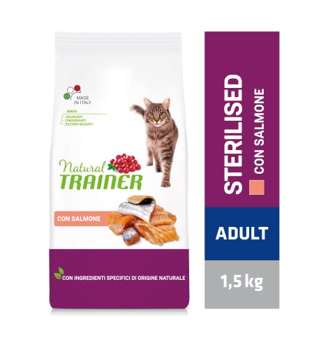 Detalle de Trainer Cibo per Gatti Sterilizzati con Salmone – 1,5 kg