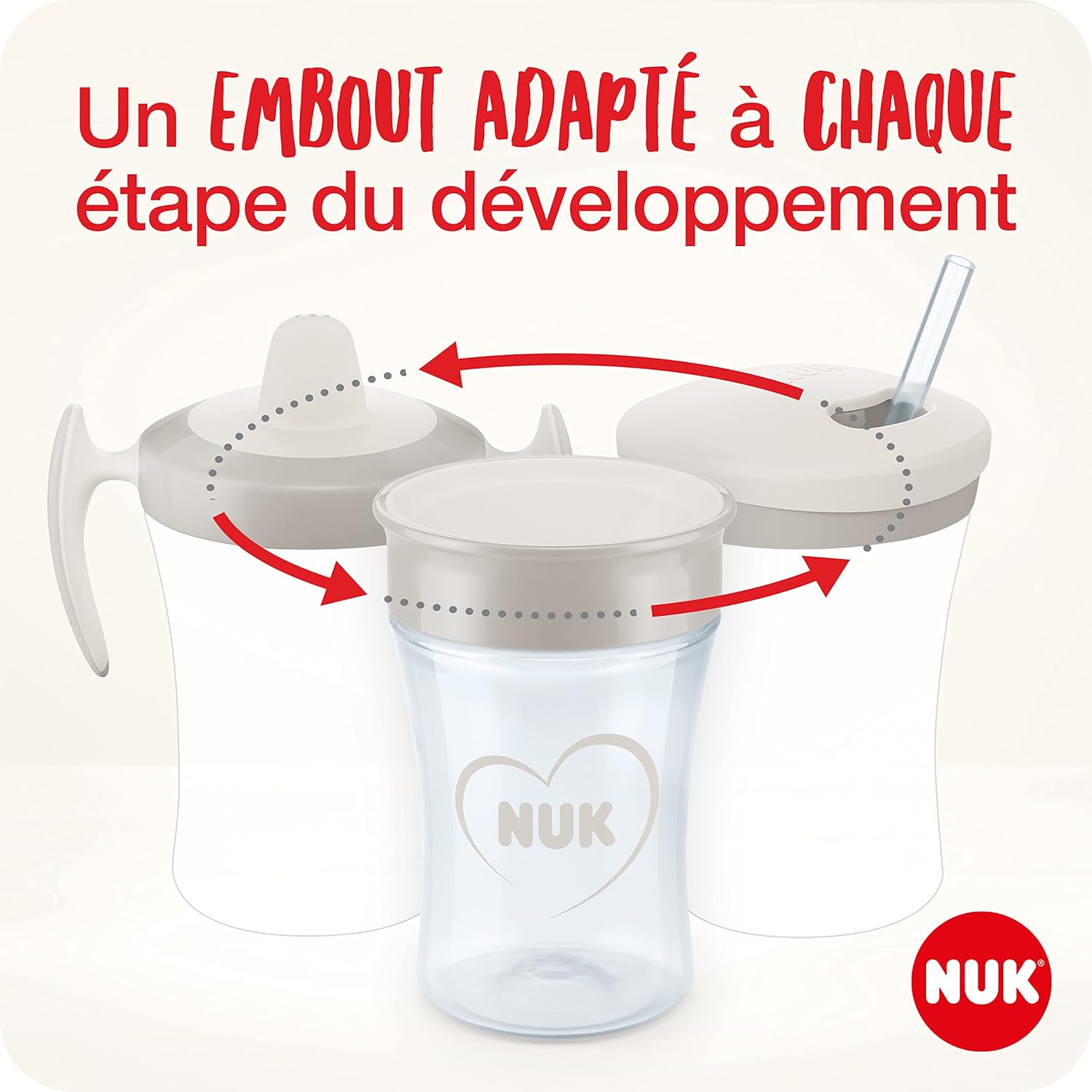 Detalle 2 de NUK Trainer Cup 230 ml tasses évolutives