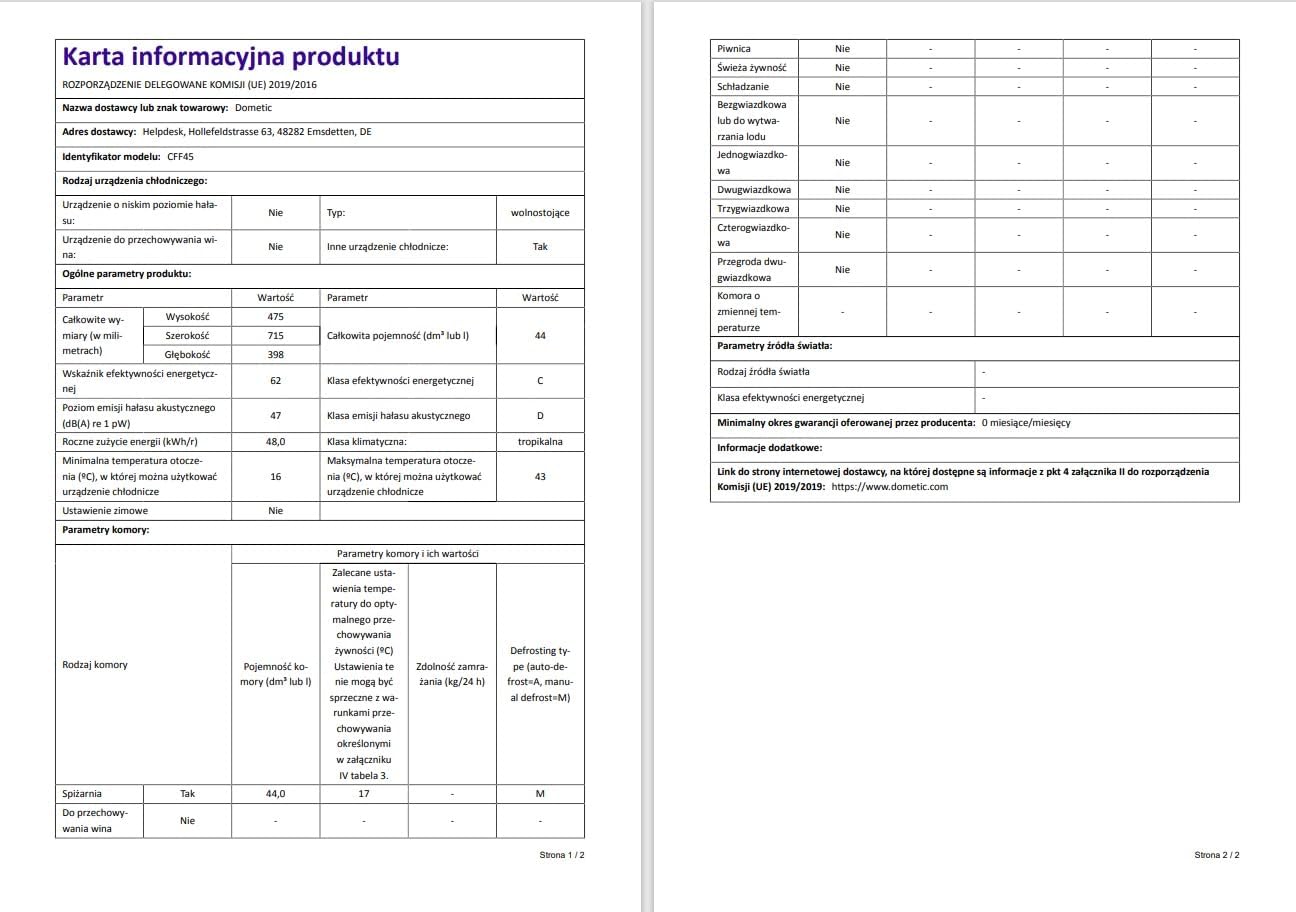 Thumbnail 12 de DOMETIC CFF 45 Nevera y congelador portátil ❄️ 38L para coche y barco