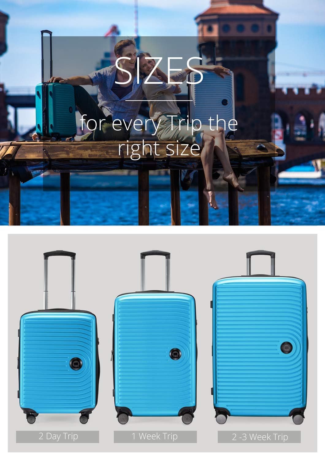 Thumbnail 6 de Hauptstadtkoffer Mitte Bagage – Ensemble de Bagage cabine bleu cyan 55 cm (S)