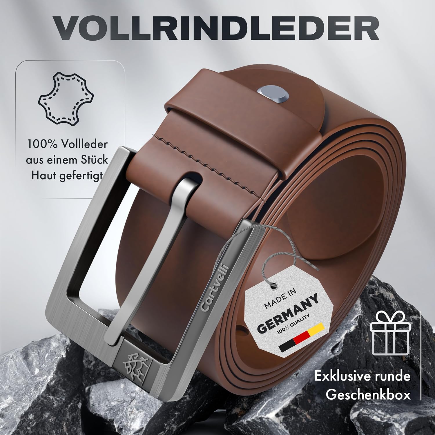 Thumbnail 2 de Cartvelli Premium Ledergürtel 40 mm