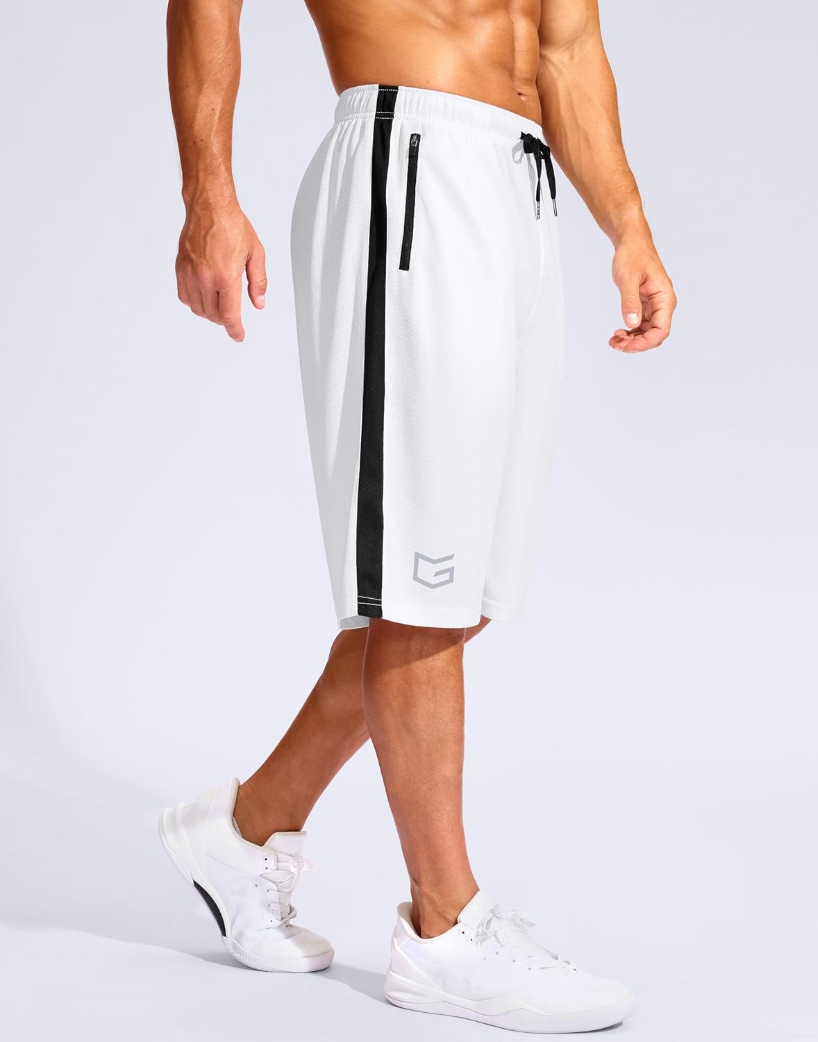 Detalle de G Gradual Men's Basketball Shorts, 11-Inch Inseam