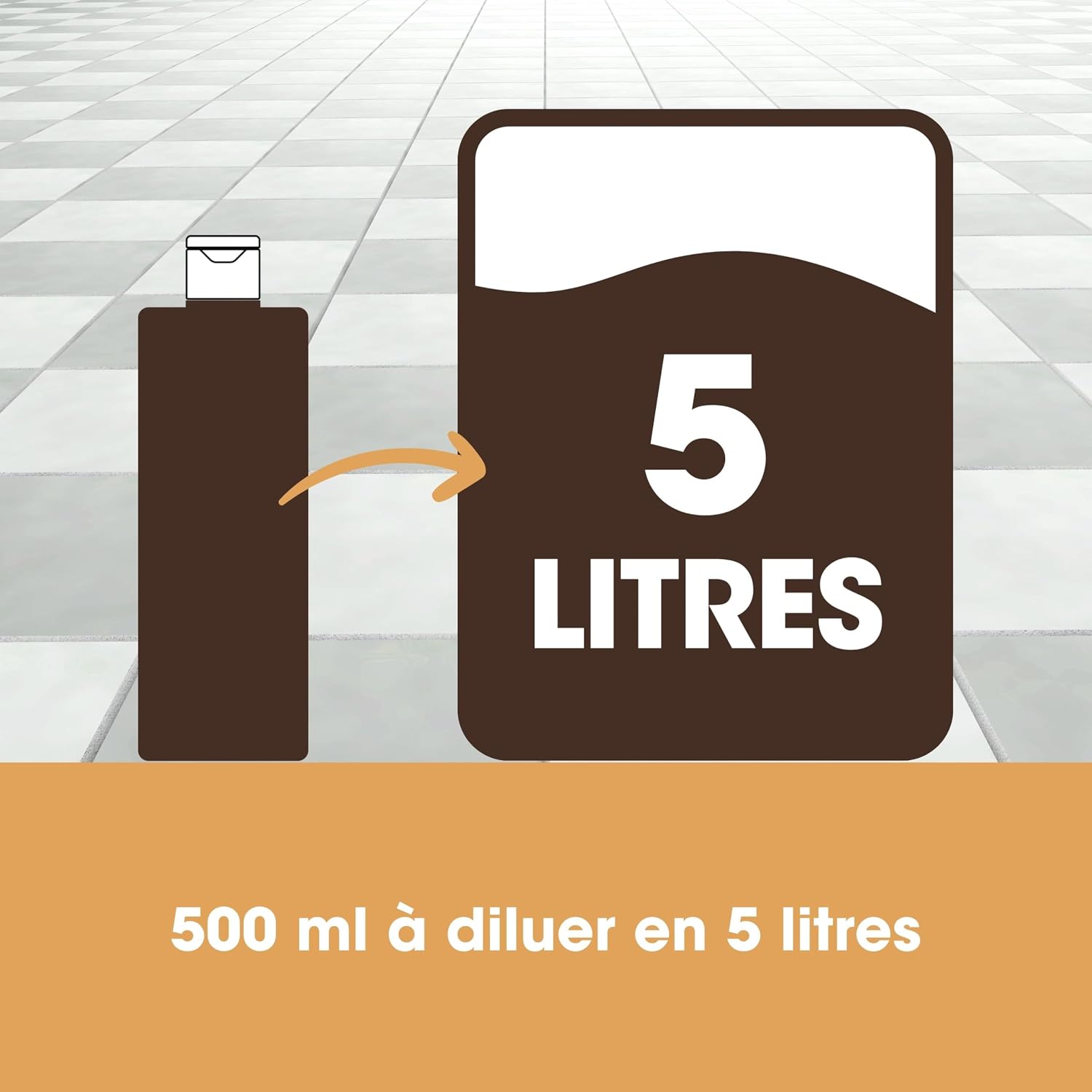 Thumbnail 5 de Nettoyant pour sols en vinyle dilué 5 L lavande