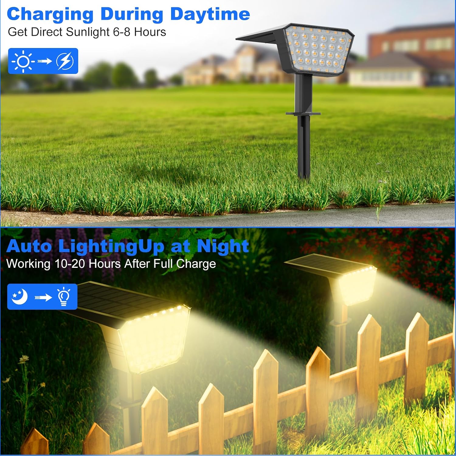Thumbnail 6 de DEALGADGETS Solar Spotlights, 44 LEDs
