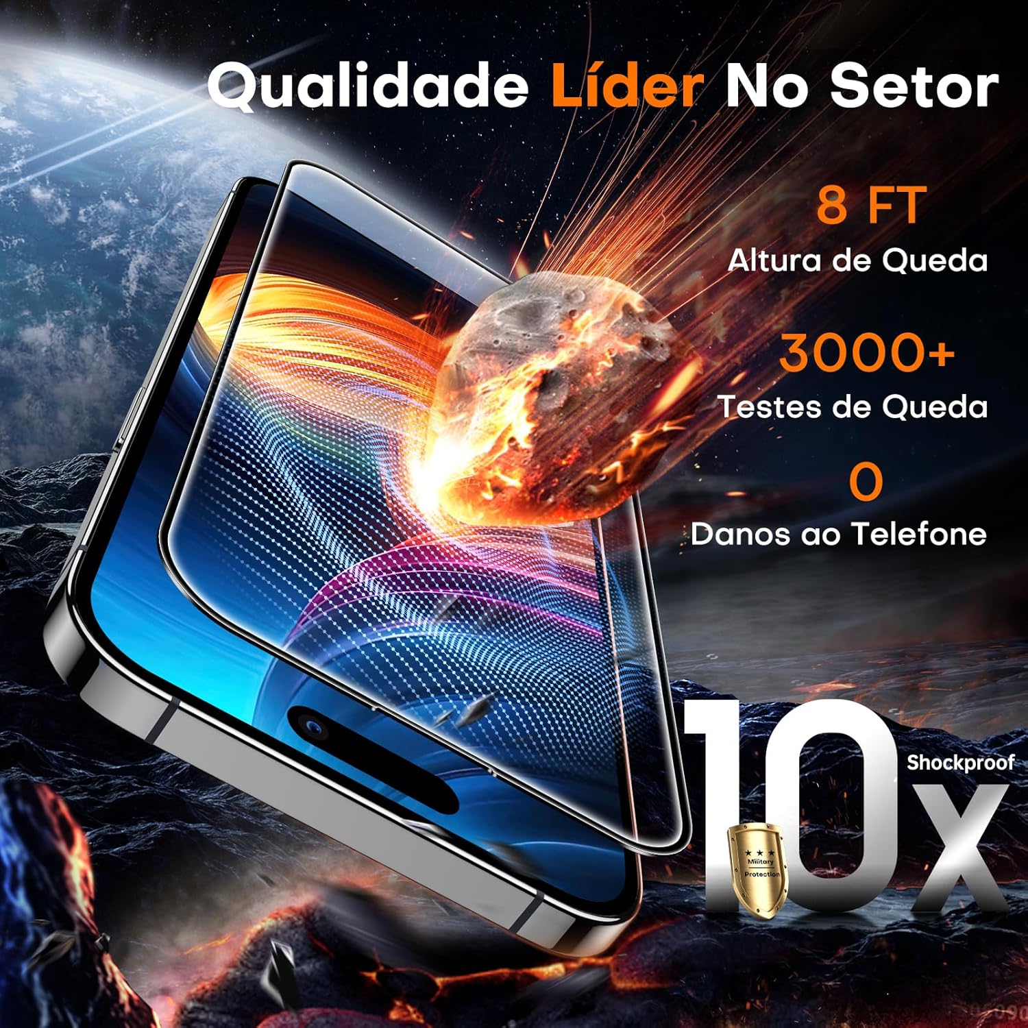 Thumbnail 4 de TOCOL iPhone 16 Tempered Glass Screen Protector 2-pack
