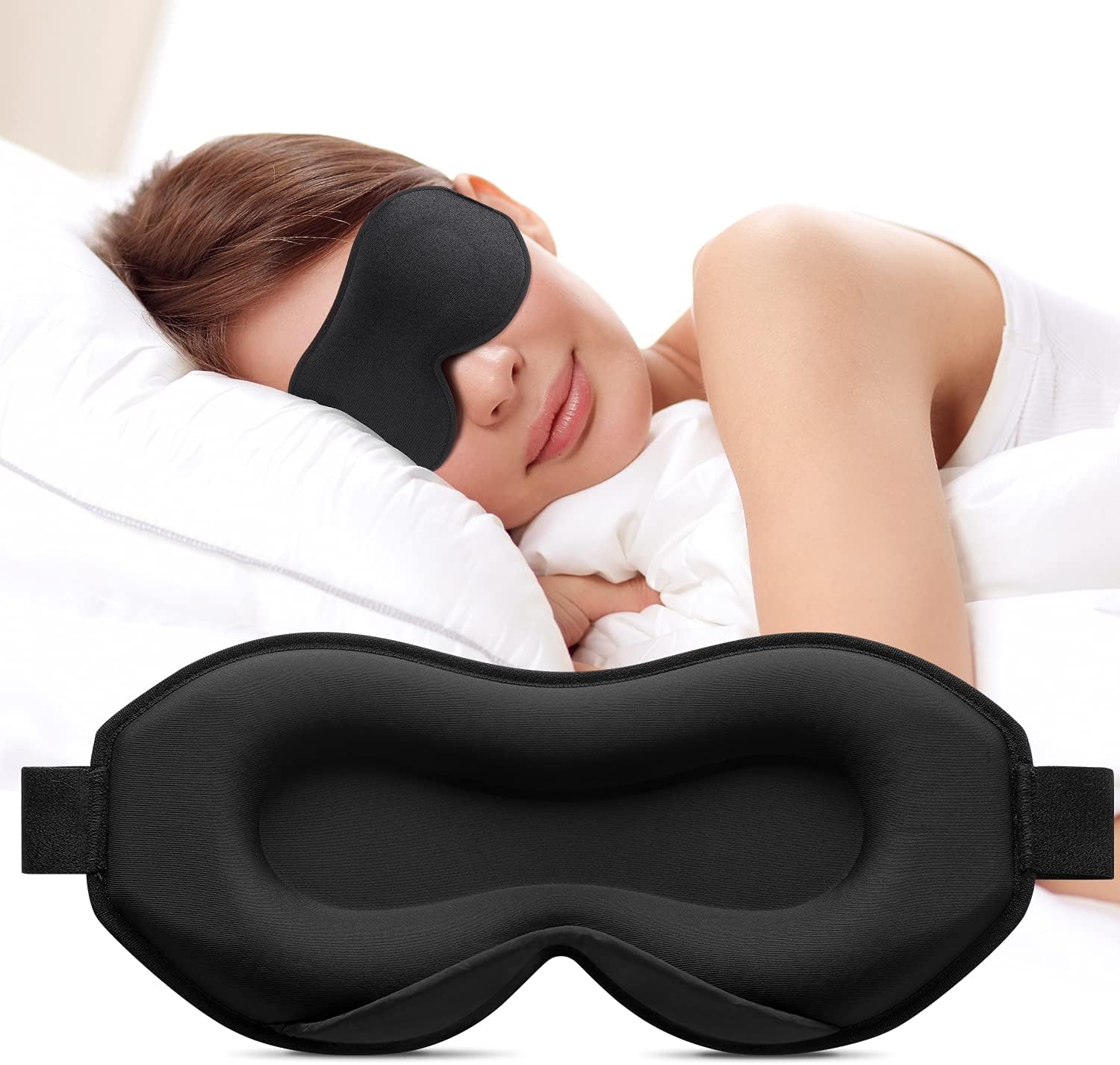 Umisleep Schlafmaske Seitenschläfer 3D-Augenhöhlen 😴
