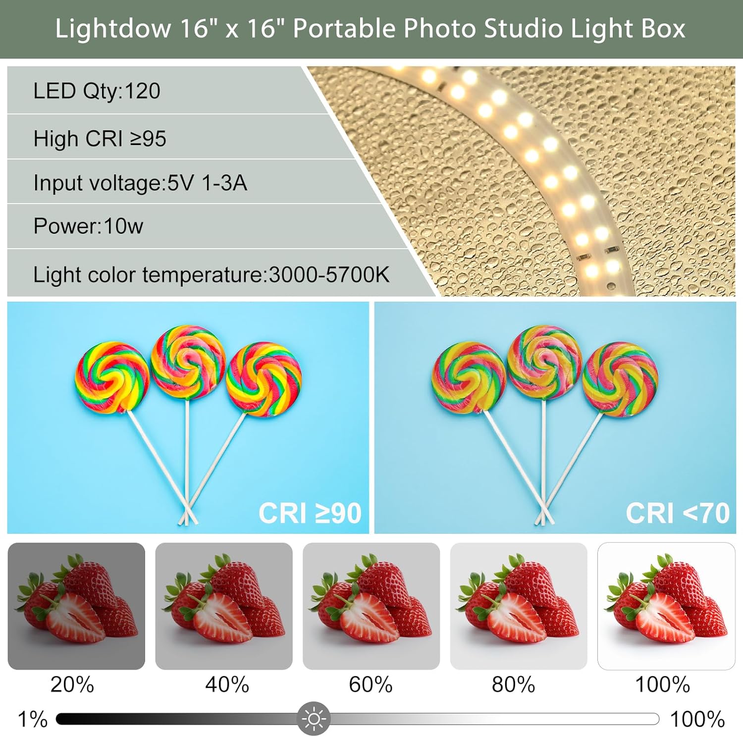Thumbnail 3 de Lightdow photo box kit 16 inch