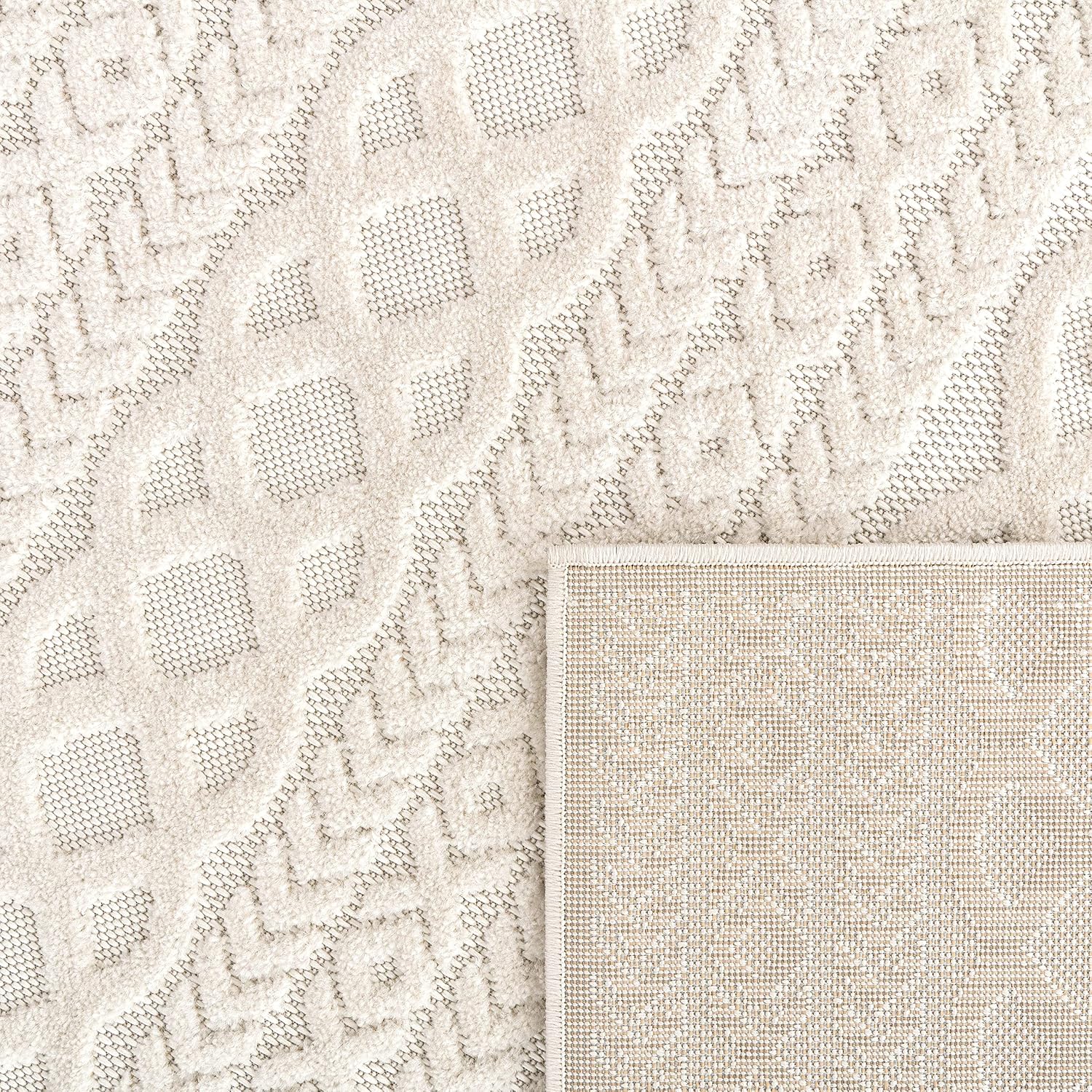 Detalle 2 de Tapis extérieur 160x230 cm crème