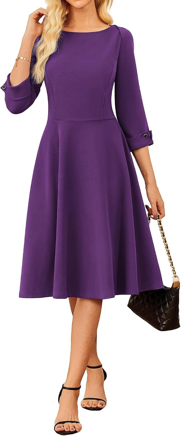 Thumbnail 5 de GRACE KARIN 2025 Fit and Flare Midi dress