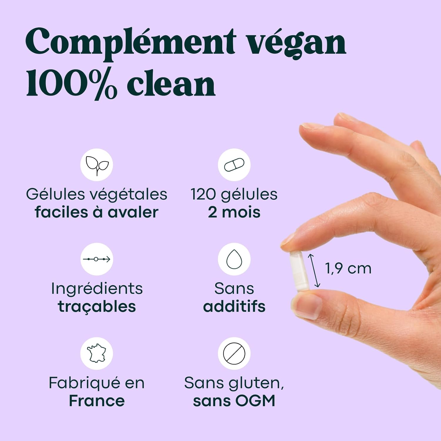 Thumbnail 3 de Acide Hyaluronique Pur Essentials by NOVOMA – 120 gélules vegan (cure de 2 mois)