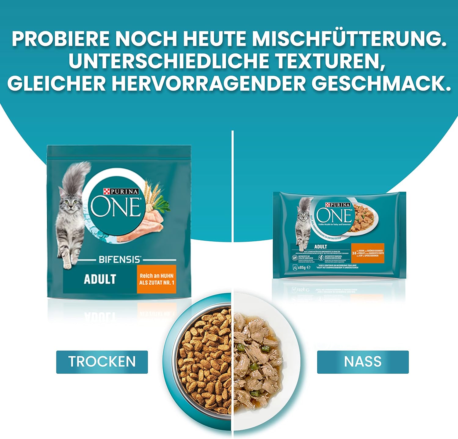 Thumbnail 5 de PURINA ONE BIFENSIS Katzenfutter 1,4 kg đ±