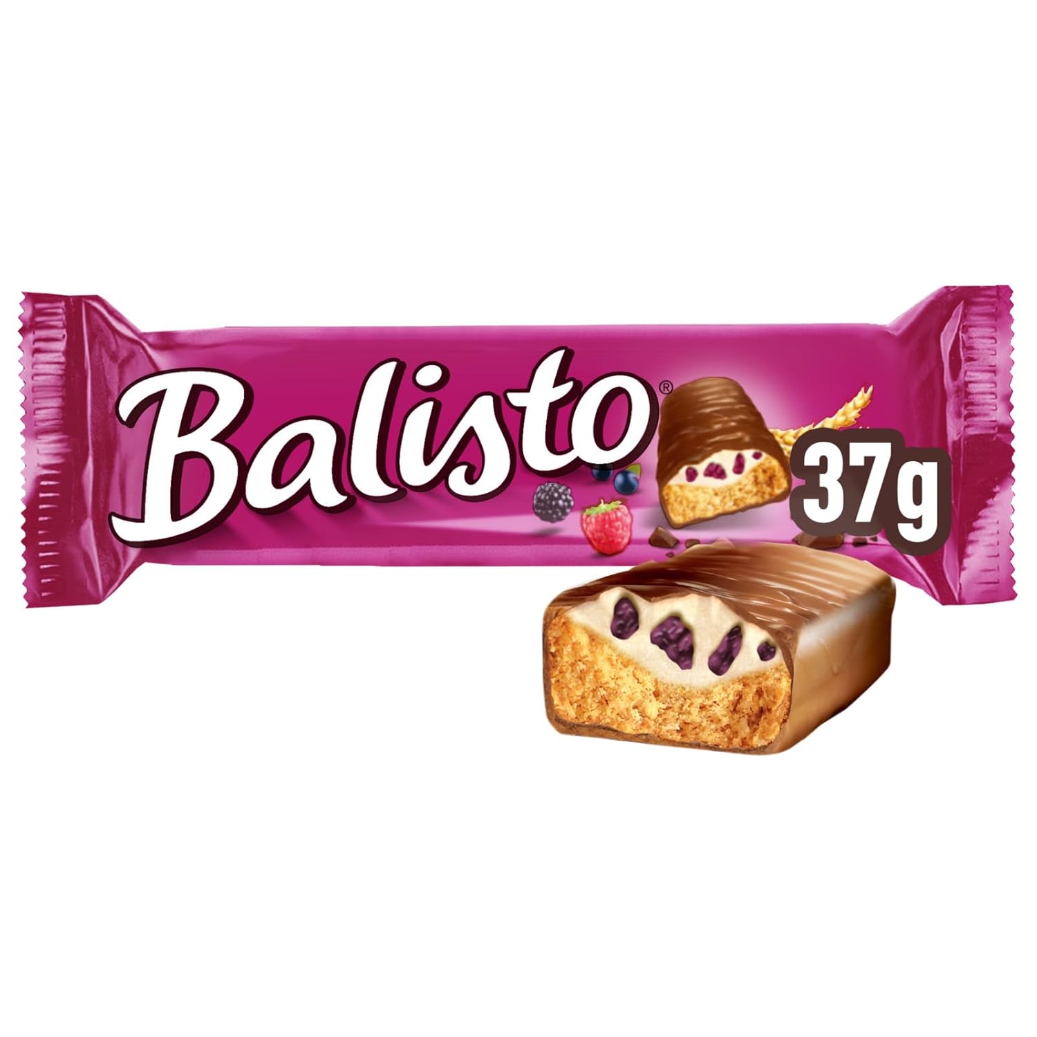 Detalle 2 de Balisto Yoberry Schokoriegel 740g 🍫