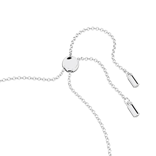 Detalle de Swarovski Braccialetto Infinity, Cuore e Infinito – Bianco, Rodio Placcato